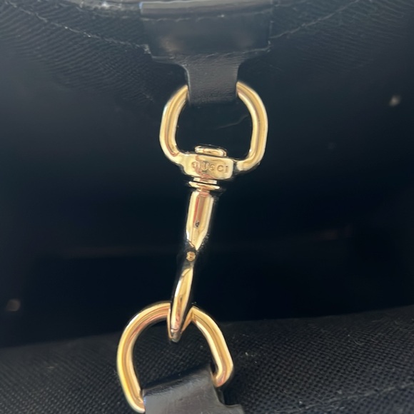 GUCCI Original GG Canvas and Leather Craft Original Tote with POUCH - Picture 9 of 16